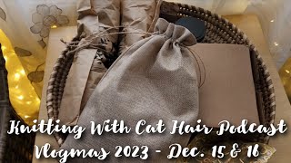 Knitting Vlogmas 2023 Days 15 amp 16  Wild in the Woods Advent  Baking Whipped Shortbread Cookies [upl. by Ohnuj]