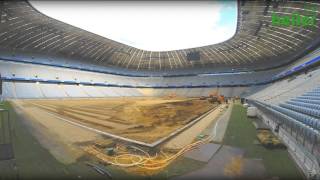 FC Bayern München  Umbau der Allianz Arena 2014 mit heiler [upl. by Anifad]