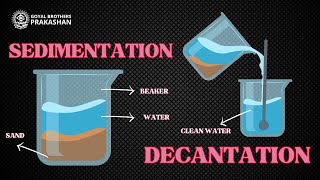 Sedimentation and Decantation  Class6  Chemistry  Goyal Brothers Prakashan [upl. by Ehling18]