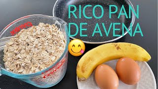 PANQUEQUES DE AVENA Y PLÁTANO CON 3 INGREDIENTES SIN LECHE Y SIN LICUADORA  El Toque de Raquel [upl. by Eizzil88]