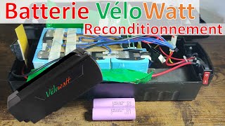 Je remets à neuf une batterie VéloWatt avec plus dautonomie reconditionnement amélioré [upl. by Sonni286]