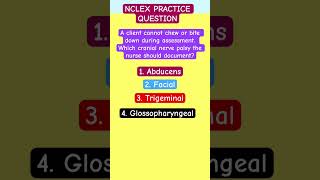 NCLEX PRACTICE Question  NCLEX Question in Nursing  ADAPT NCLEX shortvideo nclex nursingexam [upl. by Aleahpar]