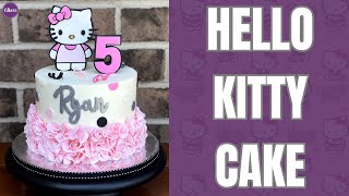 Decorate This Adorable HELLO KITTY Birthday Cake [upl. by Hessney]