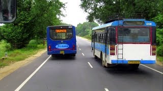 METRO EXPRESS Vs SAPTHAGIRI EXPRESS BUSES [upl. by Rutan]