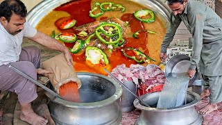 Nihari Making Recipe  Cooking 100 KG Giant Beef Nalli Maghaz Nihari  National Food Making Process [upl. by Elke]