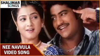 Nee Navvula Video Song  Aadi Movie  Jr N T R Keerthi Chawla  Shalimar Songs [upl. by Phelips]