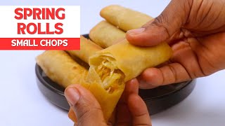 SPRING ROLLS RECIPE [upl. by Ybrad]