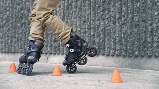 HOW TO START FREESTYLE SLALOM ON INLINE SKATES [upl. by Eseilanna479]