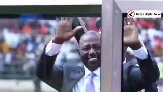 EMBU STADIUM ERUPTS AS PRESIDENT RUTO ARRIVES TO LEAD HIS FIRST MADARAKA DAY CELEBRATIONS [upl. by Atcliffe377]