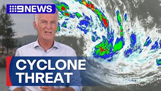 Cyclone Kirrily update Queensland bracing for impact  9 News Australia [upl. by Hagi]