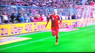 Arjen Robben goal celebration fail [upl. by Vasiliki]