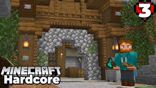 Minecraft 116 Hardcore Survival  Diamond Mine and Woodland Mansion Adventure [upl. by Questa]