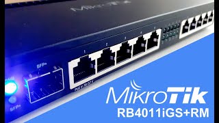 Mikrotik RB4011 iGSRM unboxing [upl. by Shaer]