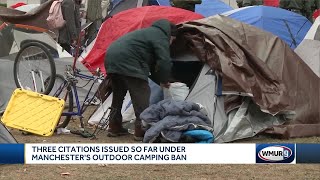 Three citations issued so far under Manchesters outdoor camping ban [upl. by Florrie]