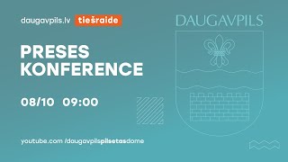 KĀRTĒJĀ PRESES KONFERENCE DAUGAVPILS DOMĒ [upl. by Kanya]