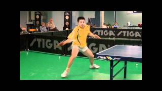 Ma Long practising multiball in an unbelievable tempo [upl. by Atterrol]