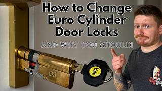 How to Change a Euro Cylinder Door Lock and How to Avoid Lock Snapping [upl. by Llenad]