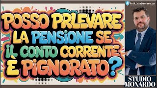 FattiRimborsarecom  Posso prelevare la pensione se il conto corrente è pignorato [upl. by Ajidahk]