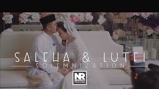 Lutfi and Siti Saleha Solemnization  Malay Wedding [upl. by Bolan]