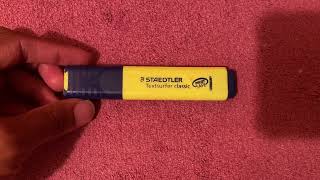 Staedtler Highlighter Textsurfer Classic Yellow 3641 [upl. by Cadman683]