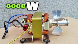 I Turn Blender Motor into 220V Electric Generator [upl. by Murphy601]