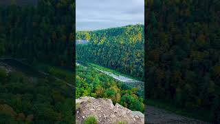 Fall is coming in Letchworth State Park letchworthstatepark fall fallfoliage [upl. by Pontius]