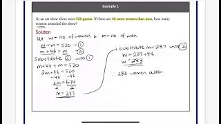 Simultaneous Equations worded problems [upl. by Noraha758]