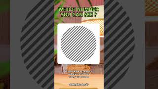 Which Number You Can See 👀  Test your eyes 👀 riddles test quiz competition iq shorts puzzle [upl. by Eldwen795]