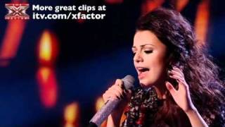 Cher Lloyd sings Love The Way You Lie  The X Factor Live SemiFinal  itvcomxfactor [upl. by Ronel]