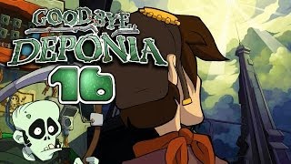 GOODBYE DEPONIA HD 016  Frankenstein Junior ★ Lets Play Goodbye Deponia [upl. by Kcirret774]