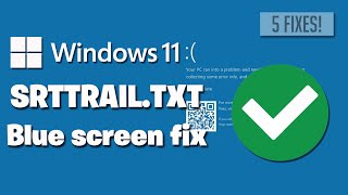 SRTTRAILTXT Windows 11  10 FIX ✅✅  2024 [upl. by Teri]