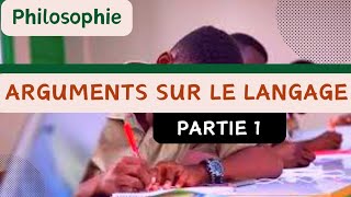 DISSERTATION PHILOSOPHIQUE  LES ARGUMENTS SUR LE LANGAGE [upl. by Igig]