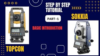 Basic introduction of topconsokkia total station [upl. by Randal]