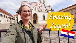 BEST Things to Do in Zagreb Croatia  Local Food Views Museums and More [upl. by Lehcsreh]