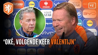 Valentijn Driessen begint met advies aan Ronald Koeman en krijgt direct een toezegging [upl. by Nalehp902]