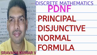 PDNF IN TELUGU PRINCIPAL DISJUNCTIVE NORMAL FORM [upl. by Assenad69]