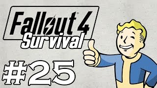 Lets Play Fallout 4  SURVIVAL  NO FAST TRAVEL  Part 25  Unloading [upl. by Ecirtnahc]