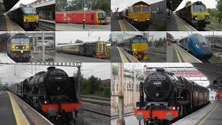 Nuneaton amp Crewe Train Spotting  Incl 46100 Royal Scot  8th August 2024 [upl. by Eillak5]