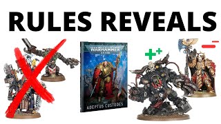 BIG RULES REVEALED for Orks and Custodes  Detachments Removed Units Trajann Nerfed Ghaz Buffed [upl. by Dowling]