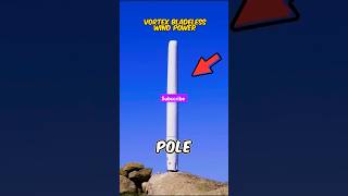 Bladeless wind turbine science sciencefacts facts windturbine [upl. by Denoting5]