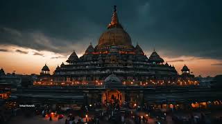 Ayodhya  Ram Mandir Aerial View  AI Video [upl. by Prud]