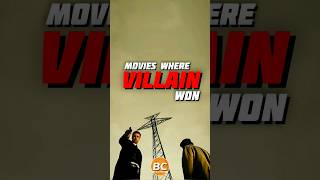 Movies Where Villain Won 😨 Part  1  Be Cinematic  shorts movie villain becinematic [upl. by Bouldon379]