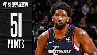 Joel Embiid WENT OFF 51 PTS 12 REB Full Highlights vs Timberwolves 🔥 [upl. by Carie748]