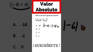 ✅👉 Ejercicio con Valor Absoluto [upl. by Gonzalez281]