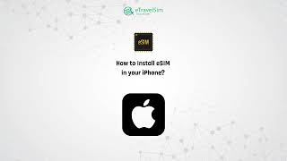 How to install eSIM in iPhone  ETravelSim [upl. by Gabbi781]