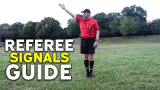 Soccer Referee Signals Guide [upl. by Oakie]