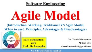 SE 11  Agile Model  Complete Explanation with Examples  Waterfall VS Agile Model [upl. by Sidoeht]