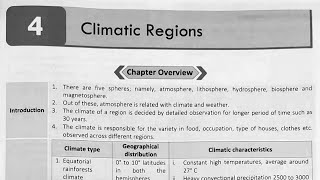 4Climatic Regions  11th Geography Notes [upl. by Anivek222]