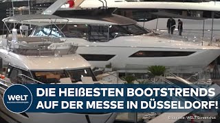 BOOTSMESSE DÜSSELDORF Exklusive Einblicke in die Welt der Luxusboote  200000 Besucher erwartet [upl. by Ahnavas]