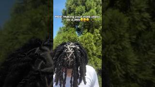 Like just turn around they be doing too much lol locs locjourney locstyles locretwist [upl. by Ozzie569]